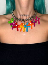 "too much too cool" custom necklace/カスタムネックレス*金属アレルギー対応