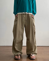 Ripple Pintuck Nylon pants
