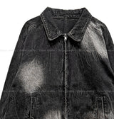 Darts Wrinkle Washing Denim Jacket
