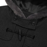CHERRY CROP TOGGLE SHORT COAT [CHARCOAL]