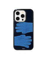 Blue Gloves Epoxy Silver Case