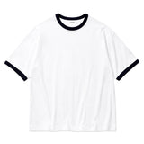 [Unisex] BASIC LINE RINGER T-SHIRT [WHITE]