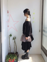 flared ribbon skirt
