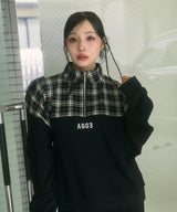 UNISEX チェックドッキングスウェット
