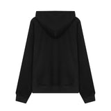 Romy Cord Embroidery Hoodie Zip-up