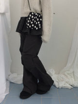 Shoulder collar loose knitwear