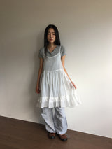 ローキーピンタックチェックパンツ (2color)