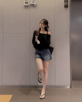 Jes denim short pants