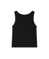 (W)S カットアウトリブスリムノースリーブTシャツ_3 Color