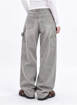 BTB : CURVE PANEL JEANS [GRAY CORE]