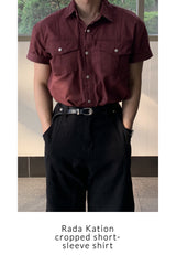 Rada Kation cropped short-sleeve shirt