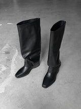 1212 Leather Warmer Long Boots (5cm)