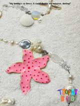 Natural Pearl Crystal Flower Necklace