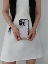 line stud case (pink)
