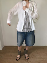 Biowashed wrinkle shirt (6color)