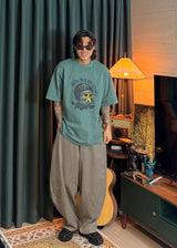 ファストダイヘビーピグメントショートスリーブTシャツ 4カラー