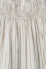 Stripe flare skirt_ivory