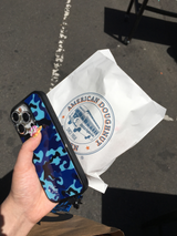 ブルーカーモグラスケース