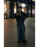 ブカヨワイドデニムパンツ