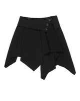  DRAPE WRAP MINI SKIRT