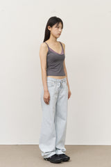 (W) エス アイス ストレート デニム