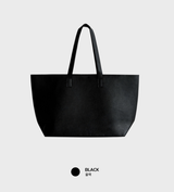 Look After Normal Leather Square Shoulder Tote Bag