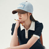 ムーンロゴボールキャップ(Brown & Sky Blue)