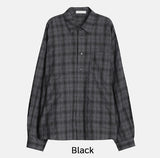 Pogny Crinkle Check Shirt