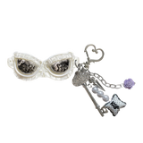 bra lace clicker keyring