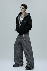 ホンドストゥースパールスウェットパンツ