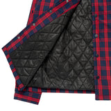 24FW BASIC LOGO CHECK QUILTING COACH JACKET RED