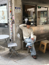 No.1389 C vtg ニットジップアップ (3color)