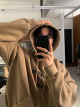  Urban San Diego Embroidery Pigment Overfit Hoodie
