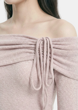 Serin Drape Off-Shoulder Top