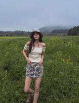 Dring Cargo Pocket Mini Skirt