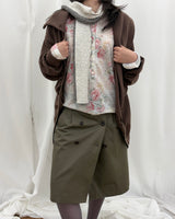Hazy Button Skirt (2colors)