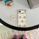 [MADE] ビンテージフラワーケース _ Glass Bumper Case