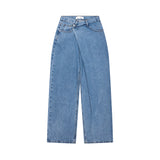 ラップウエストワイドフィットデニムパンツ code 18104