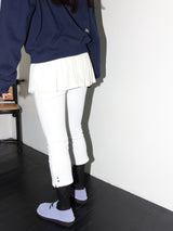 スタッドクロップレギンス (WHITE)