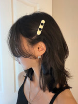 モノ ローズ ヘアピン(2color)