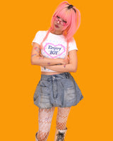 ボリュームデニムスカート (2color)