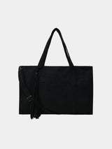 ASCLO Suede Fringe Shopper Bag (2color)