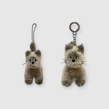 [made]t. siamese cat keyring s size