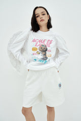 25SS サミットオパンチュウサギ長袖Tシャツ ホワイト