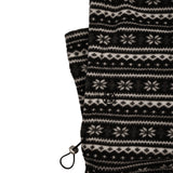 PolarFleece Balaclava (Snow flower_black)