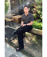Sigma Dart Curved Cotton Pants