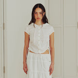 フーディーストリングシャツ (WHITE)