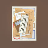 oab mail pack / scrap sticker set