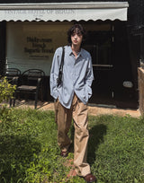 Serendi two-tuck wide pants