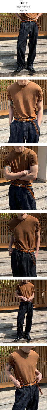 [S/S] Linen half banding pants(2color)